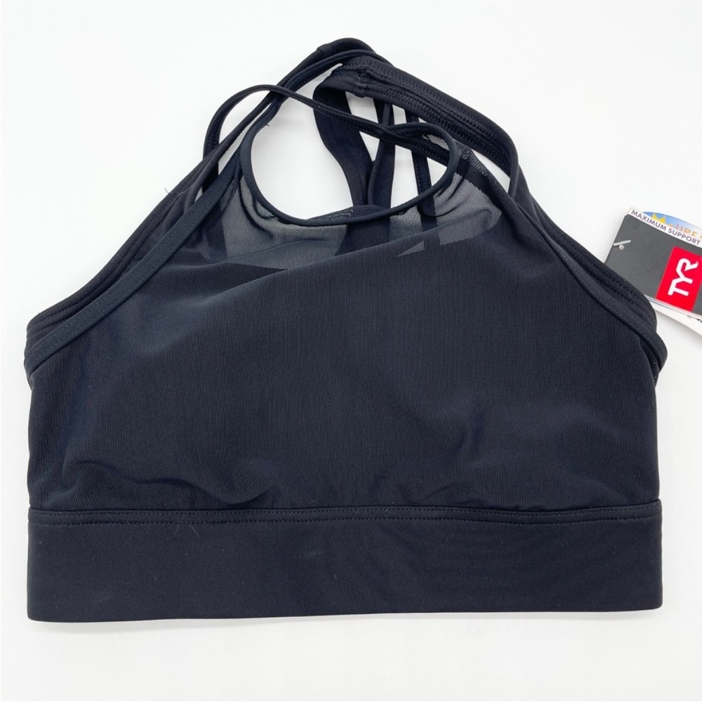 TYR Black Strappy Sports Bra